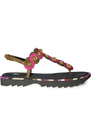 Puccini Onde leather sandals