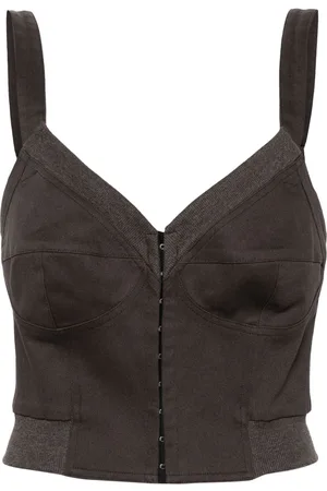Elena Velez Bustier cropped tank top