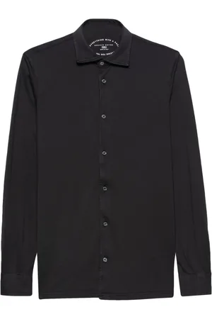 FEDELI Plain organic-cotton shirt