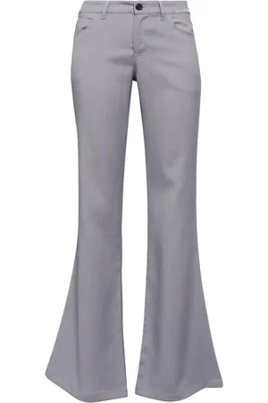 Marni Mid-rise flared wool pants