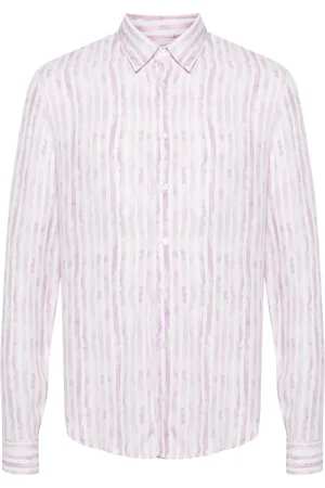 Patrizia Pepe Striped-print textured shirt