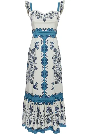 La DoubleJ Gingerbread cotton midi dress