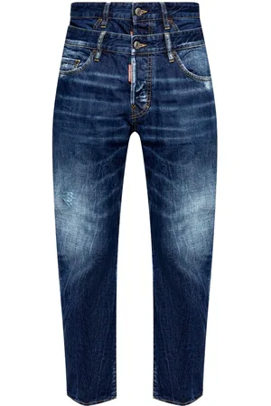 Dsquared2 Layered-effect cotton jeans