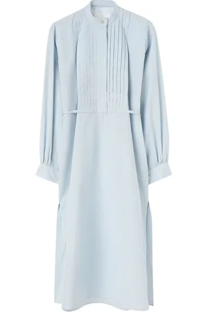 Jil Sander Long-sleeve cotton midi dress