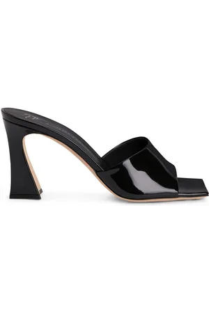 Giuseppe Zanotti 85mm patent-finish leather mules