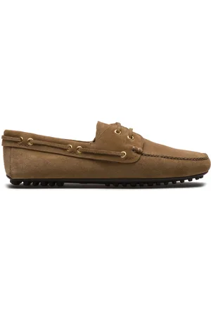 CAR SHOE Lace-up suede loafers