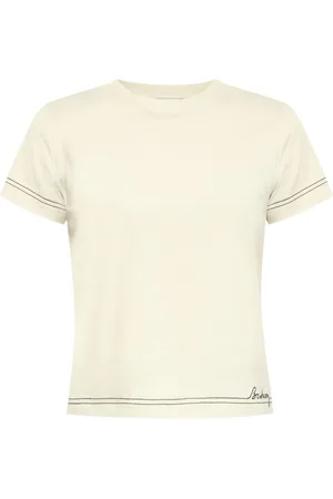 Burberry Logo-embroidered crop top