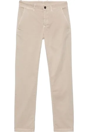 MOORER Gabardine tapered trousers