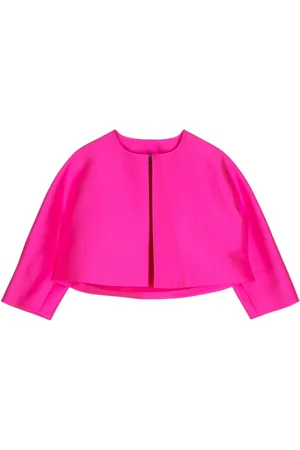 DICE KAYEK Satin cropped jacket