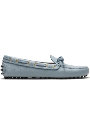 CAR SHOE Grained-leather driving shoes
