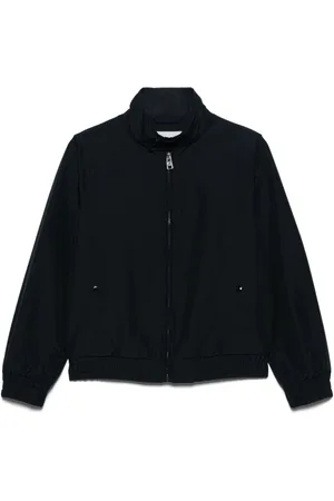 Woolrich Logo-tag cotton blend jacket