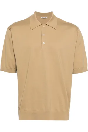 Auralee Short-sleeve cotton polo shirt