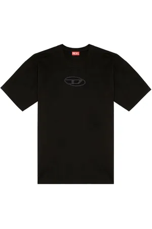 Diesel Cut-out organic cotton T-shirt