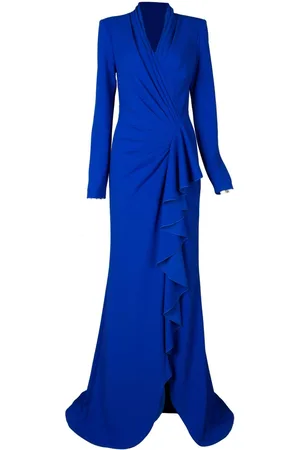Tadashi Shoji Markum draped gown
