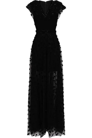 Saiid Kobeisy Beaded tulle gown