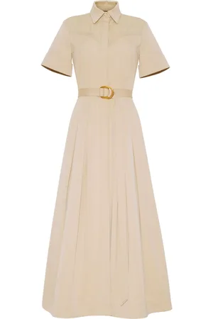 ADAM LIPPES Leighton cotton-twill shirt dress