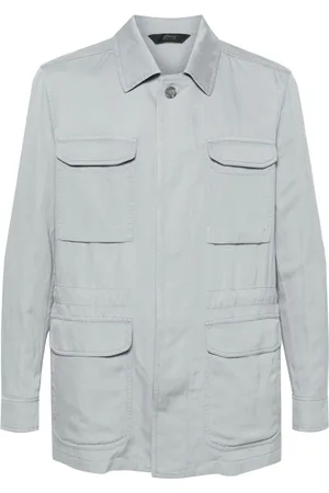 BRIONI Sahariana shirt jacket