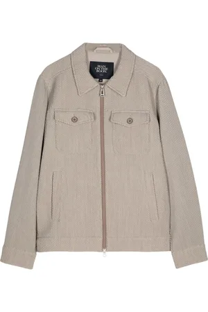 MAN ON THE BOON. Textured wool blend jacket