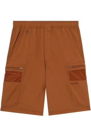 Chocoolate Logo-embroidered track shorts