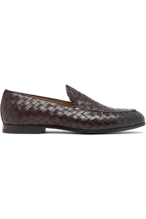 Scarosso Vittorio interwoven leather loafers