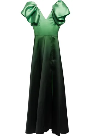 Saiid Kobeisy Gradient-effect taffeta dress