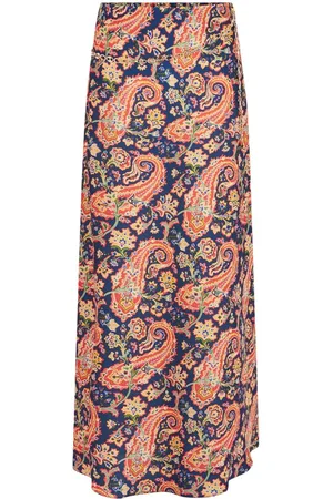 Paco rabanne Paisley-print maxi skirt