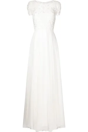 Jenny Packham Albertine crystal-embellished gown