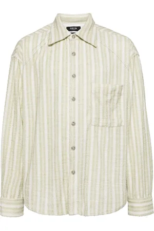 FIVE CM Striped button-up shirt