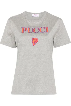 Puccini Logo-embroidered cotton t-shirt