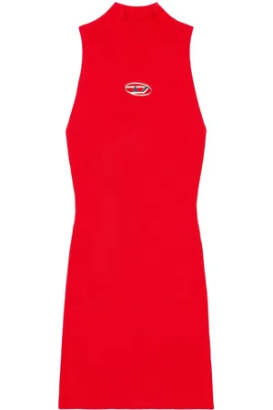 Diesel M-Onervax mock-neck dress