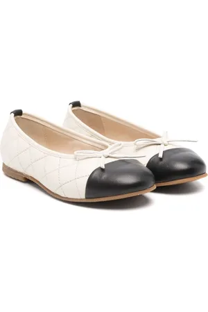 GALLUCCI Quilted ballerina shoes