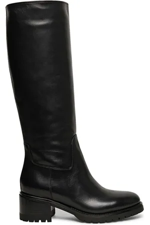 santoni Knee-length leather boots