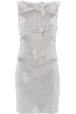 GIUSEPPE DI MORABITO Rhinestone-embellished mini dress