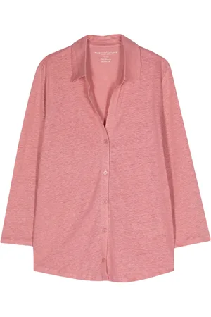 Majestic Linen-blend jersey cardigan