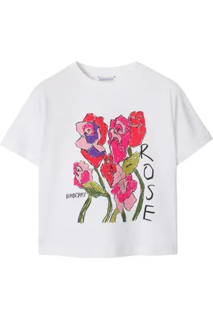 Burberry Rose cotton T-shirt