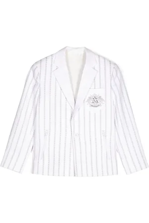 Maison Ava Grayson striped single-breasted blazer
