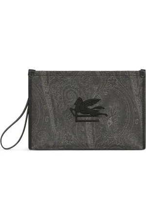 Etro Large Essential paisley-print clutch bag