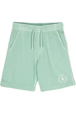 Ralph Lauren Logo-print cotton track shorts