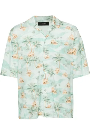 AMIRI Repeat Palm Camp shirt