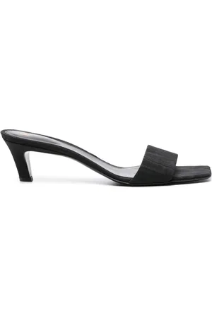 Totême 55mm moire-effect mules