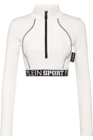 Philipp Plein Logo-underband crop top