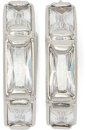 Jil Sander Crystal-embellished hoops