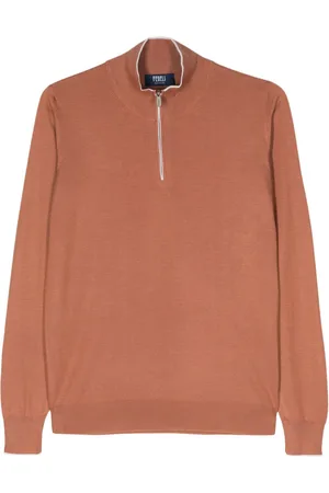 FEDELI Cashmere-silk blend fine-knit jumper