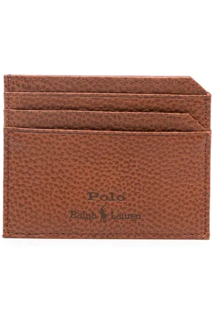Ralph Lauren Debossed-logo leather cardholder