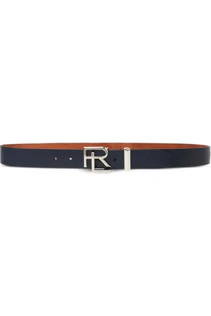 Ralph Lauren Logo-buckle leather belt