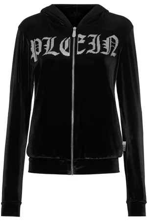 Philipp Plein Logo-embellished zip-up hoodie