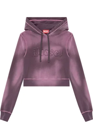 Diesel F-Slimmy embroidered logo hoodie