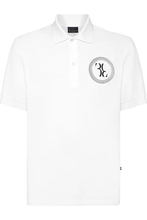 BILLIONAIRE Logo-embroidered cotton polo shirt