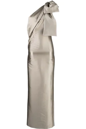 Sachin & Babi Bonnie bow-detailing gown