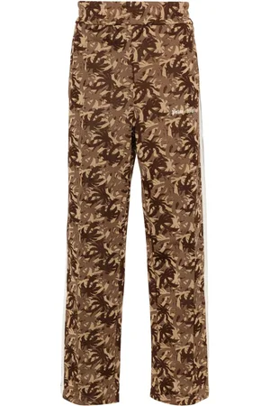 Palm Angels Camo logo-embroidered track pants